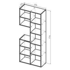 Стеллаж Элемент-2 (белый) в Нытве - nytva.mebel24.online | фото 6