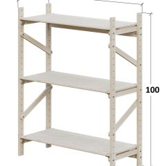 Стеллаж Конструктор Арт.С1000-1 в Нытве - nytva.mebel24.online | фото 2
