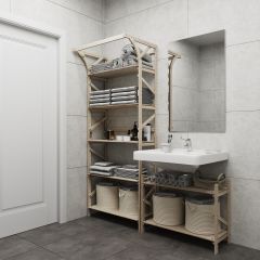 Стеллаж Конструктор Арт.СR2000-1 в Нытве - nytva.mebel24.online | фото 4