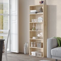 Стеллаж Лофт (Дуб сонома) в Нытве - nytva.mebel24.online | фото