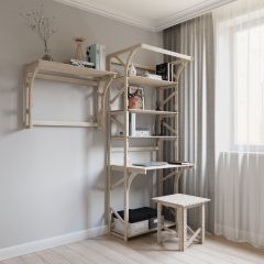 Стеллаж+стол Конструктор Арт.СRСт1-1 в Нытве - nytva.mebel24.online | фото 6