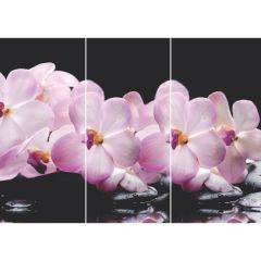 Стол Бостон-3 (Розовая Орхидея) 1100/1420*700, опора Брифинг в Нытве - nytva.mebel24.online | фото 2