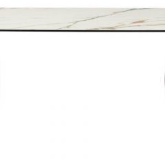 Стол BRONTE 220 KL-188 Контрастный мрамор матовый, итальянская керамика/ Шампань, ®DISAUR в Нытве - nytva.mebel24.online | фото 2