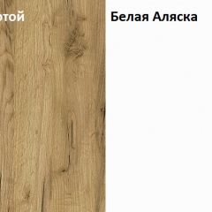 Стол компьютерный 12.71 Комфорт (Дуб Золотой CRAFT, Белая Аляска) в Нытве - nytva.mebel24.online | фото 4