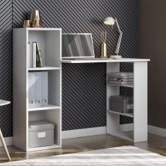 Стол компьютерный СТК 1 (Белый) в Нытве - nytva.mebel24.online | фото