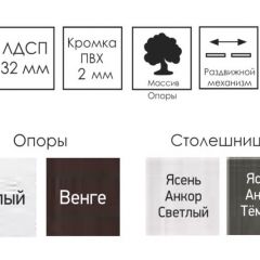 Стол раскладной Ялта-2 (опоры массив резной) в Нытве - nytva.mebel24.online | фото 4