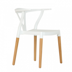Стул Barneo N-218 Wishbone интерьерный кухонный белый в Нытве - nytva.mebel24.online | фото