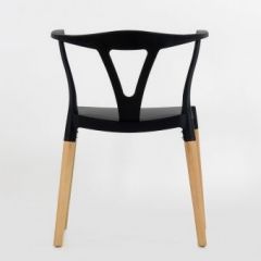 Стул Barneo N-218 Wishbone интерьерный кухонный черный в Нытве - nytva.mebel24.online | фото 2