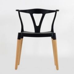 Стул Barneo N-218 Wishbone интерьерный кухонный черный в Нытве - nytva.mebel24.online | фото 3