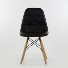 Стул Barneo N-43 Pulsante PU черный в Нытве - nytva.mebel24.online | фото 3