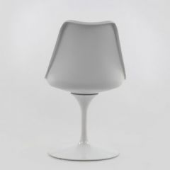 Стул Barneo N-8 Tulip style белый с белой подушкой в Нытве - nytva.mebel24.online | фото 4