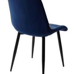 Стул CHIC BLUVEL-86 NAVY BLUE / черный каркас М-City в Нытве - nytva.mebel24.online | фото 3