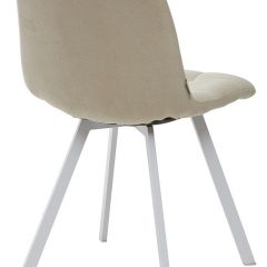 Стул CHILLI SQUARE UF860-01B бежевый, ткань/ белый каркас М-City в Нытве - nytva.mebel24.online | фото 2
