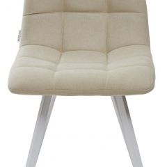 Стул CHILLI SQUARE UF860-01B бежевый, ткань/ белый каркас М-City в Нытве - nytva.mebel24.online | фото 3