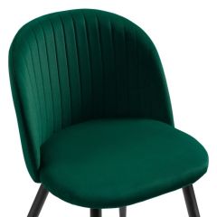 Стул на металлокаркасе Gabi 1 dark green / black в Нытве - nytva.mebel24.online | фото 5