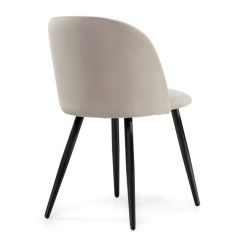 Стул на металлокаркасе Gabi 1 latte / black в Нытве - nytva.mebel24.online | фото 4