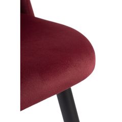 Стул на металлокаркасе Gabi 1 wine red / black в Нытве - nytva.mebel24.online | фото 5