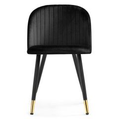 Стул на металлокаркасе Gabi black / black / gold в Нытве - nytva.mebel24.online | фото 2