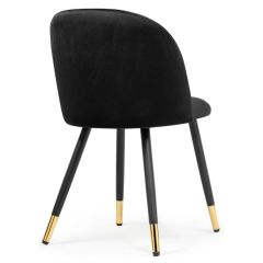 Стул на металлокаркасе Gabi black / black / gold в Нытве - nytva.mebel24.online | фото 4