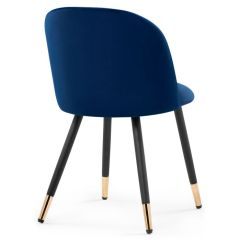 Стул на металлокаркасе Gabi dark blue / black / gold в Нытве - nytva.mebel24.online | фото 4