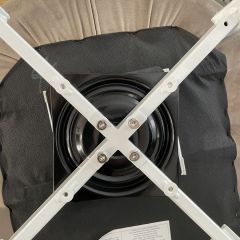 Стул MAVERICK 360 град. поворот. BLUVEL-40 BEIGE/ белый каркас, М-City в Нытве - nytva.mebel24.online | фото 5