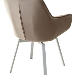 Стул MAVERICK 360 град. поворот. BLUVEL-40 BEIGE/ белый каркас, М-City в Нытве - nytva.mebel24.online | фото 9