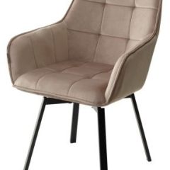 Стул MAVERICK 360 град. поворот. BLUVEL-40 BEIGE/ черный каркас, М-City в Нытве - nytva.mebel24.online | фото