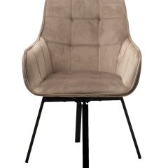 Стул MAVERICK 360 град. поворот. BLUVEL-40 BEIGE/ черный каркас, М-City в Нытве - nytva.mebel24.online | фото 3