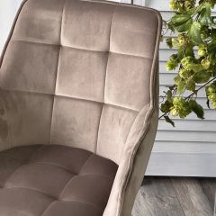 Стул MAVERICK 360 град. поворот. BLUVEL-40 BEIGE/ черный каркас, М-City в Нытве - nytva.mebel24.online | фото 6