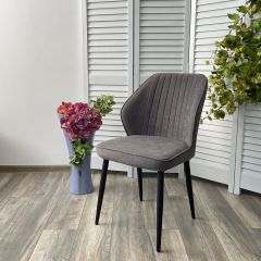 Стул VENA, цвет B28 Темно-серый, велюр / черный каркас М-City в Нытве - nytva.mebel24.online | фото 5