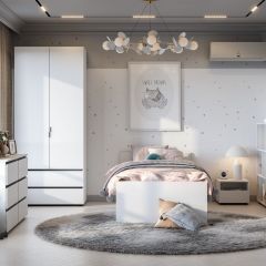 Токио Шкаф двухстворчатый с двумя ящиками в Нытве - nytva.mebel24.online | фото 3