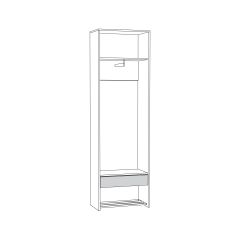 Трувор Шкаф для одежды 13.328.02 в Нытве - nytva.mebel24.online | фото 2