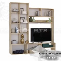 ФЛАЙ Центральная секция ЦС-01 (дуб сонома/белый) в Нытве - nytva.mebel24.online | фото 4