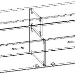 СОНАТА ТМС-1200 Тумба малая (Дуб сонома/Белый глянец) в Нытве - nytva.mebel24.online | фото 2