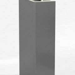 Угловое соединение для цоколя 135 гр. h100 мм (Алюминий, Белый, Черный, Сонома) в Нытве - nytva.mebel24.online | фото