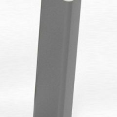 Торцевая заглушка  для цоколя h100 мм (Алюминий, Белый, Черный, Сонома) в Нытве - nytva.mebel24.online | фото