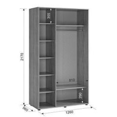 ЗАРА Шкаф 3-х створчатый 2 в Нытве - nytva.mebel24.online | фото 2