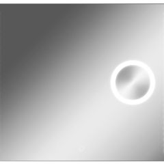 Зеркало Cosmo 100 alum (линза) с подсветкой Sansa (SCL1026Z) в Нытве - nytva.mebel24.online | фото 1