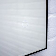 Зеркало Eclipse 100 black с подсветкой Sansa (SE1032Z) в Нытве - nytva.mebel24.online | фото 6