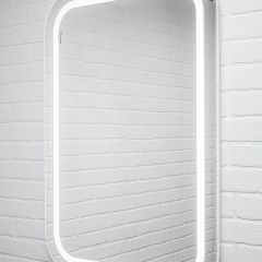 Зеркало Elis 100 white с подсветкой Sansa (SEe1045Z) в Нытве - nytva.mebel24.online | фото 3