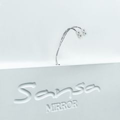 Зеркало Gia 75 white с подсветкой Sansa (SGa1044Z) в Нытве - nytva.mebel24.online | фото 5