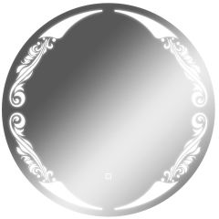 Зеркало Канберра 700х700 с подсветкой Домино (GL7032Z) в Нытве - nytva.mebel24.online | фото