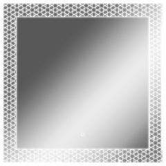 Зеркало Манила 700х700 с подсветкой Домино (GL7052Z) в Нытве - nytva.mebel24.online | фото