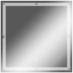 Зеркало Паликир 700х700 с подсветкой Домино (GL7051Z) в Нытве - nytva.mebel24.online | фото 1