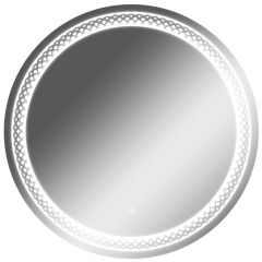 Зеркало Прая 700х700 с подсветкой Домино (GL7048Z) в Нытве - nytva.mebel24.online | фото