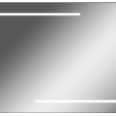 Зеркало Ray 100 black с подсветкой Sansa (SR1035Z) в Нытве - nytva.mebel24.online | фото 1