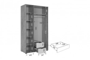 АДАМ Спальный гарнитур (модульный) белое дерево в Нытве - nytva.mebel24.online | фото 15