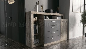 Ангара Комод (Графит/дуб юкон) в Нытве - nytva.mebel24.online | фото