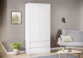 АЙДЕН ШК06-900 Шкаф 2 двери/2 ящика (белый) в Нытве - nytva.mebel24.online | фото