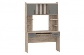 БЕТА Стол рабочий (дуб крафт серый/графит) в Нытве - nytva.mebel24.online | фото 1